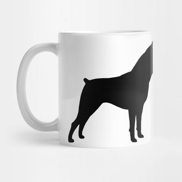 Miniature Pinscher Silhouette(s) by Coffee Squirrel